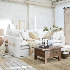 LOBERON Sofa Terell weiß Outlet