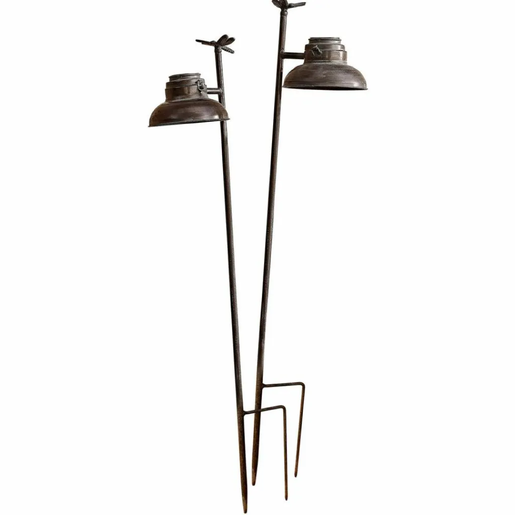 LOBERON Solar-Laterne 2er Set Ivexil New