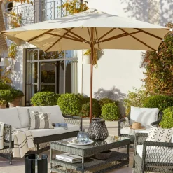 LOBERON Sonnenschirm Barnet champagner Outlet