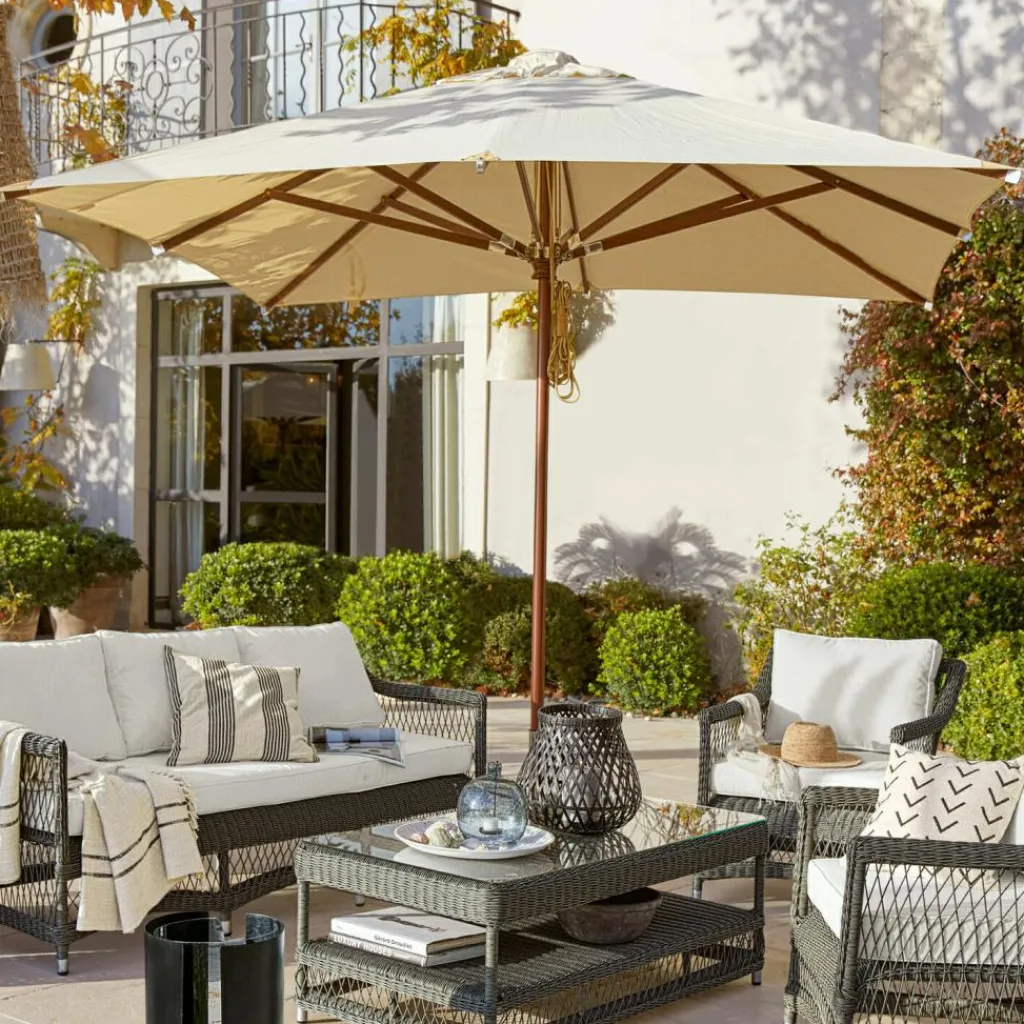 LOBERON Sonnenschirm Barnet champagner Outlet