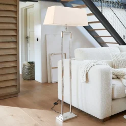 LOBERON Stehlampe Barki creme/silber Discount