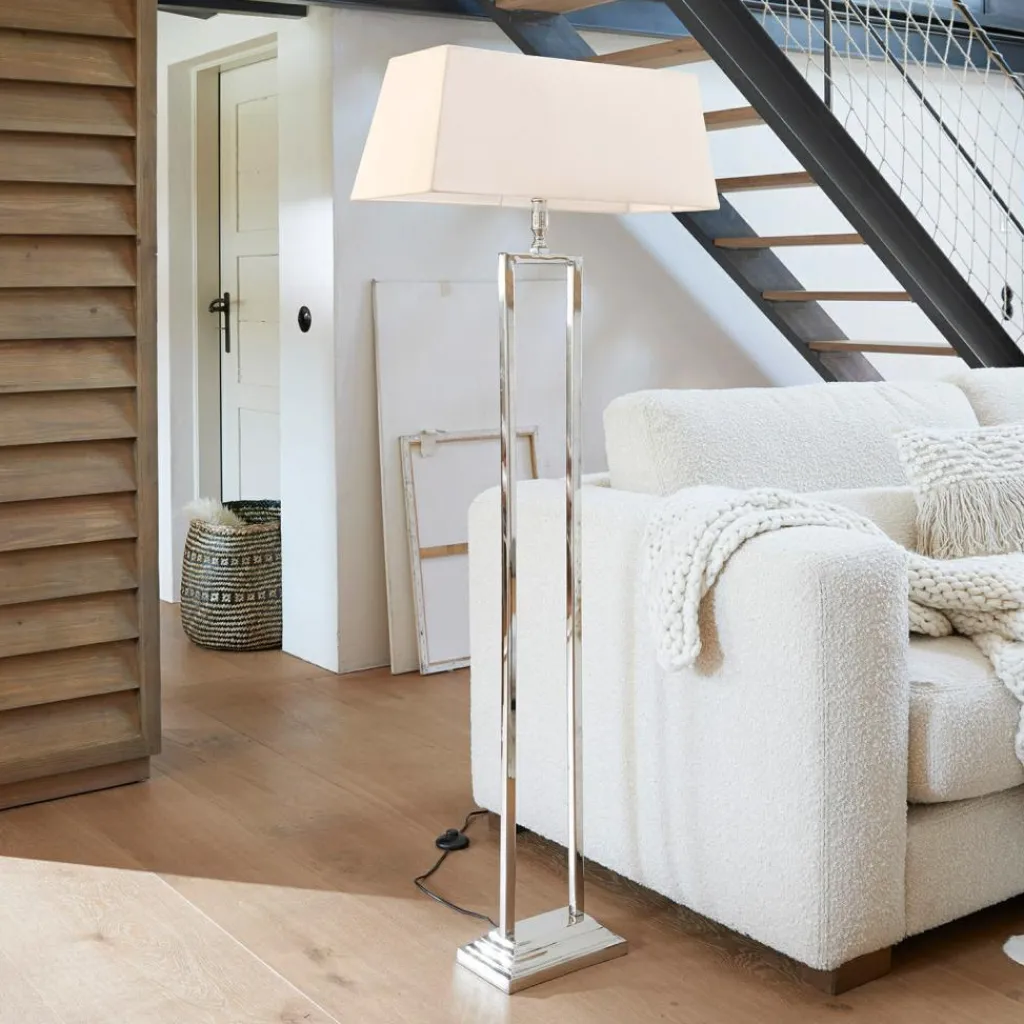 LOBERON Stehlampe Barki creme/silber Discount