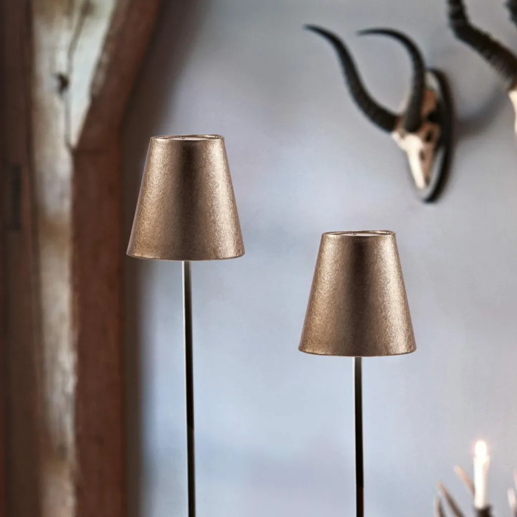 LOBERON Stehlampe 2er Set Tacoma antikgold/schwarz Sale