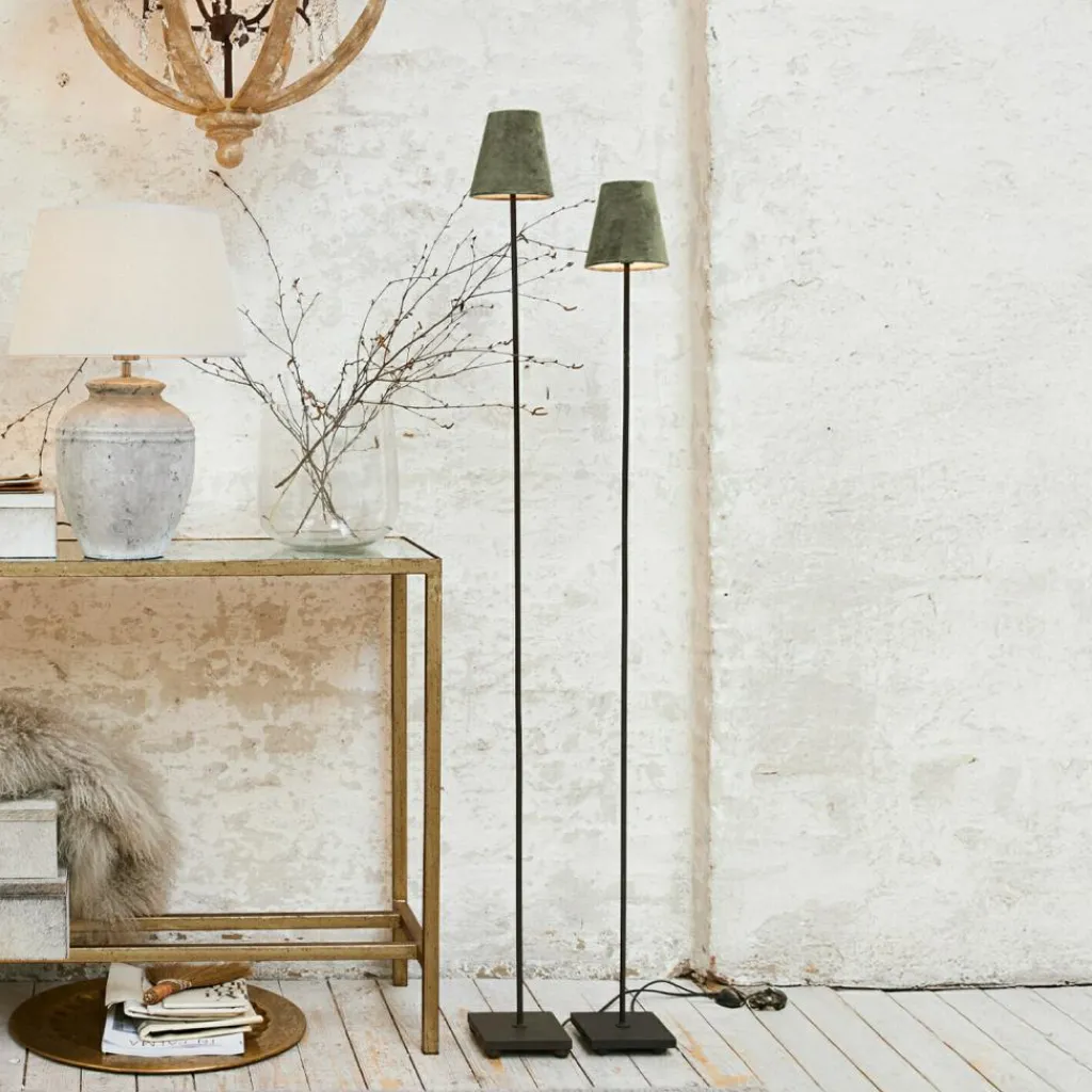 LOBERON Stehlampe 2er Set Tacoma khaki/schwarz Clearance