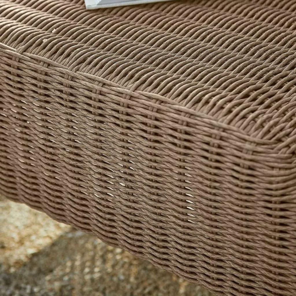 LOBERON Strandkorb mit Hocker Sanivane New