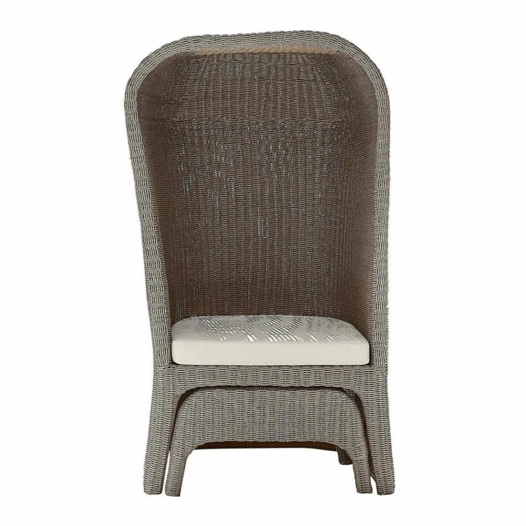 LOBERON Strandkorb mit Hocker Sanivane New