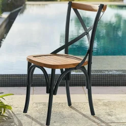 LOBERON Stuhl Kirkdale schwarz/braun Hot