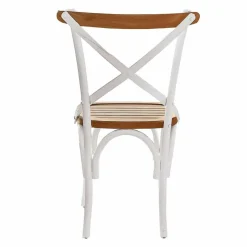 LOBERON Stuhl Kirkdale weiß/braun Hot