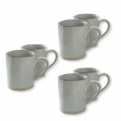 LOBERON Tasse 6er Set Biarré grau Best