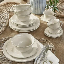 LOBERON Tasse mit Unterteller 6er Set Mallevesse New