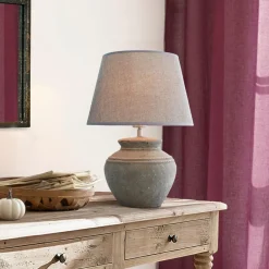 LOBERON Tischlampe Cleveland grau Hot
