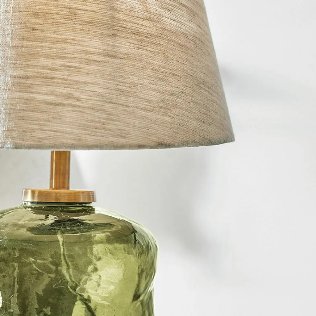 LOBERON Tischlampe Rufino grün/beige Online