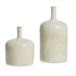 LOBERON Vase 2er Set Kurys creme