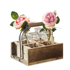 LOBERON Vase 4er Set mit Korb Reverie Online