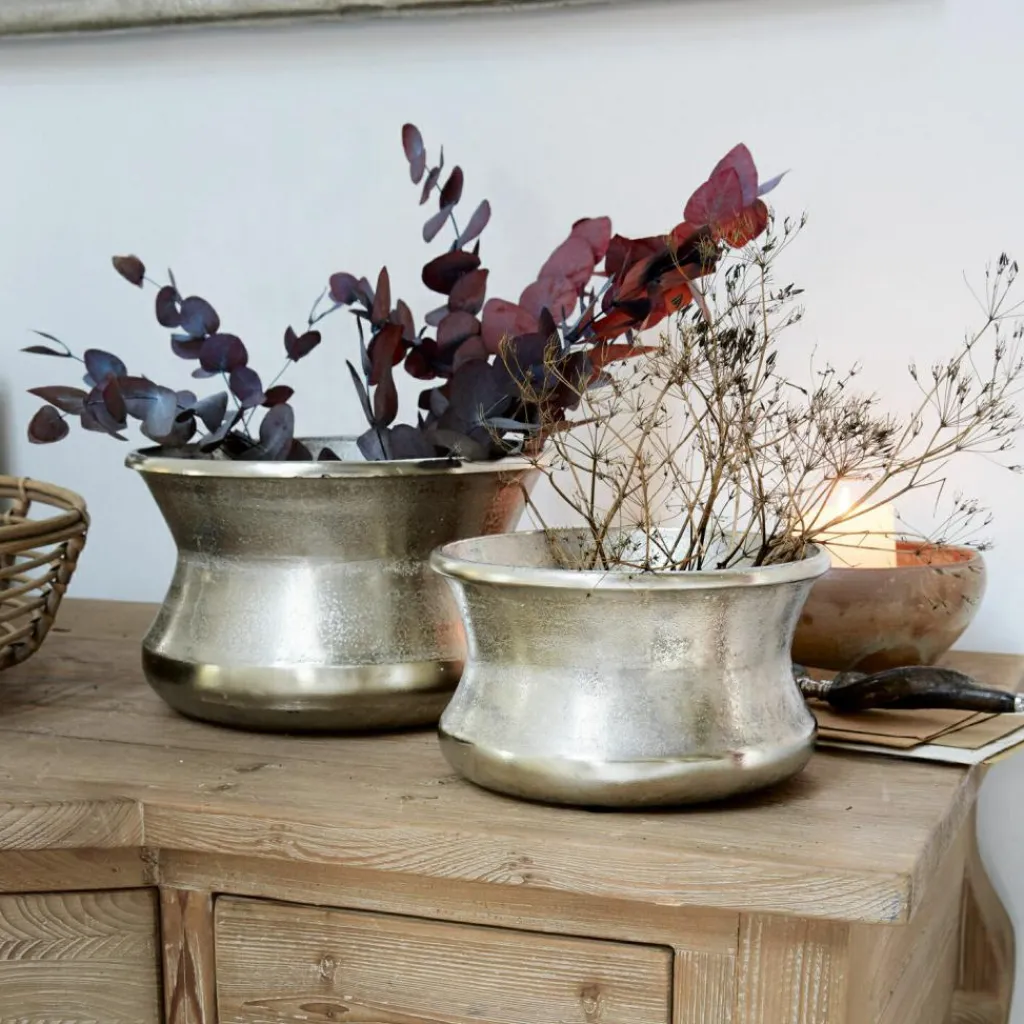 LOBERON Vase 2er Set Riona antiksilber Sale