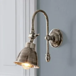 LOBERON Wandlampe Gemma antiksilber Sale