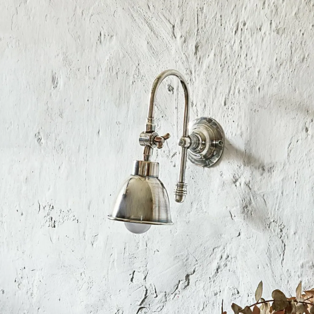 LOBERON Wandlampe Gemma antiksilber Sale