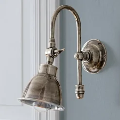 LOBERON Wandlampe Gemma antiksilber Sale