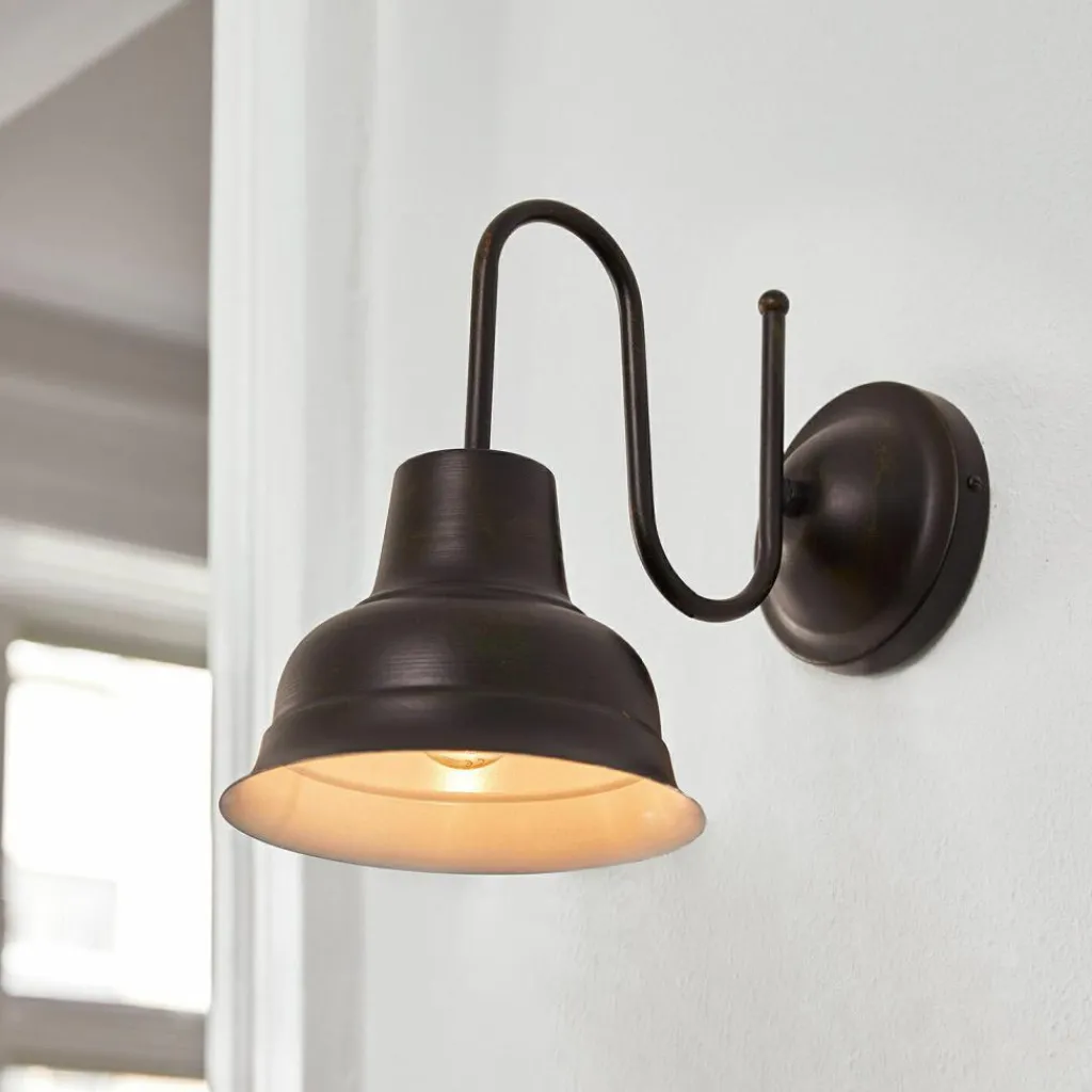 LOBERON Wandlampe Sidney antikbraun Sale