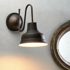 LOBERON Wandlampe Sidney antikbraun Sale