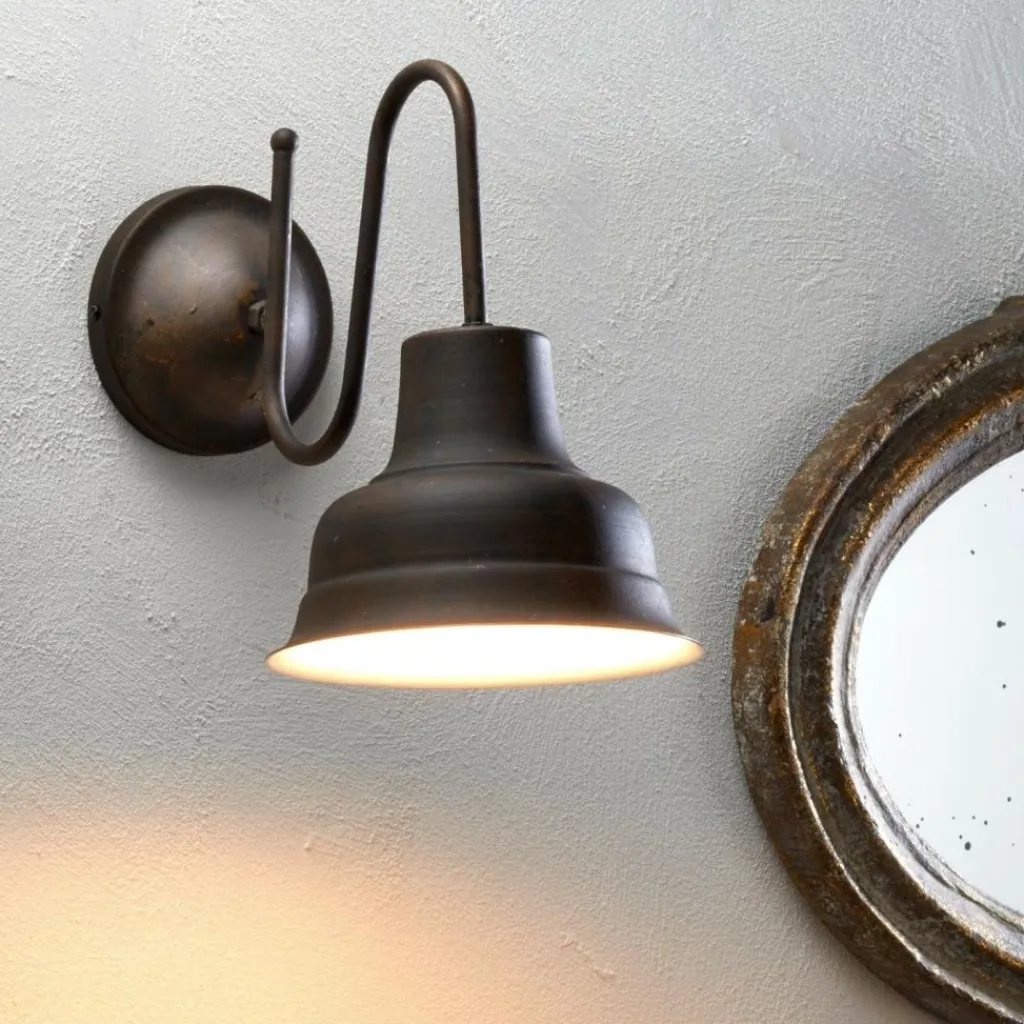 LOBERON Wandlampe Sidney antikbraun Sale