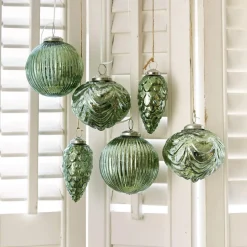 LOBERON Weihnachtsschmuck 6er Set Silverhill New