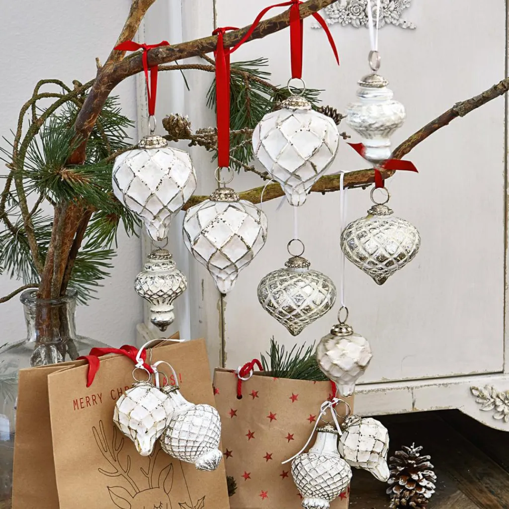 LOBERON Weihnachtsschmuck 6er Set Appilly Hot