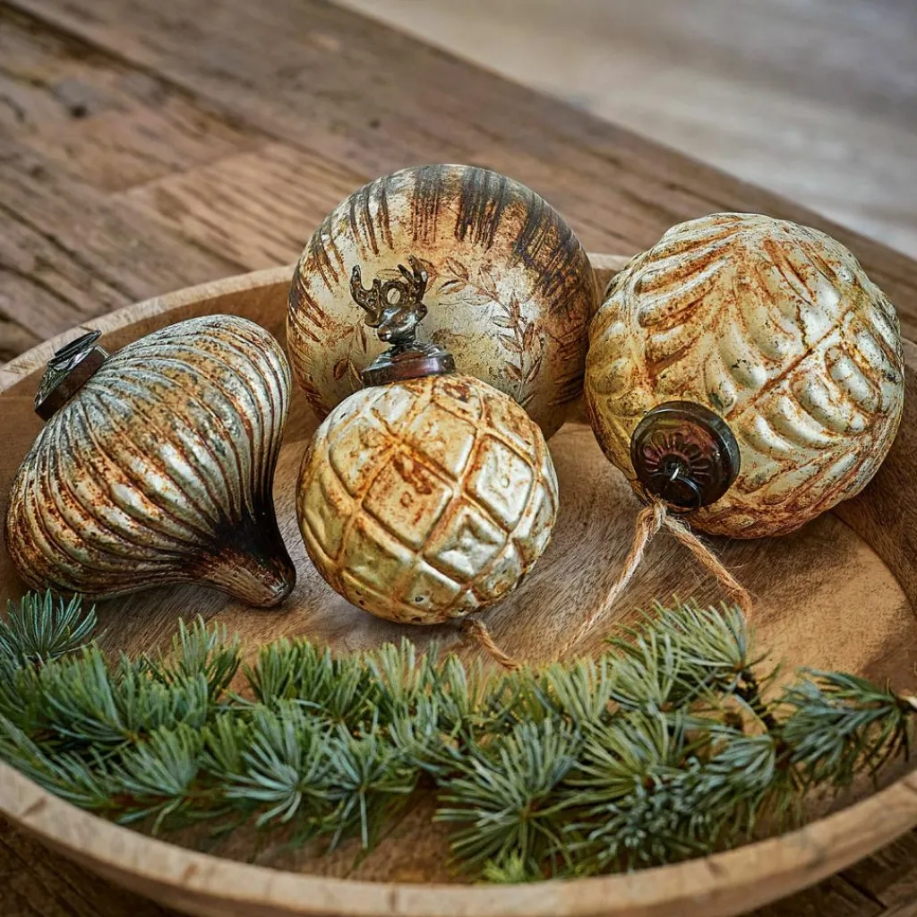 LOBERON Weihnachtsschmuck 4er Set Donia Discount