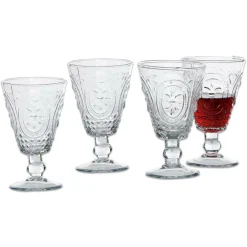 LOBERON Weingläser 4er Set Sarton klar Hot