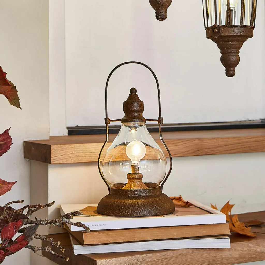 LOBERON Wiederaufladbare LED-Laterne Cortney Best