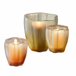LOBERON Windlicht 3er Set Antoinelle Hot