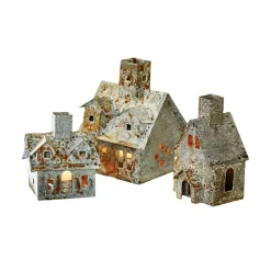 LOBERON Windlicht 3er Set Granstad