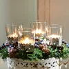 LOBERON Windlicht 4er Set Pinelle Best