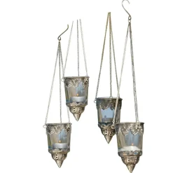 LOBERON Windlichter 4er Set Céleste New